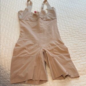 Beige Shapewear Bodysuit